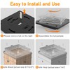 Viewsun 12 Pack Solar Post Cap Lights, Outdoor Fence Solar