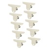 10Pcs Hinge Clips Large Metal Hinge Binder Clips for Paper