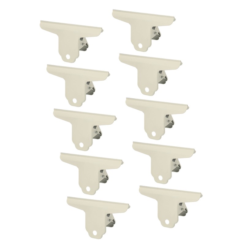 10Pcs Hinge Clips Large Metal Hinge Binder Clips for Paper