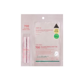 VT Cosmetics Collagen 700 2 Steps Hydrating Mask 1 Unit – Firming Mask with Mineral Microneedles, 500 Da Collagen and Hydrogel Technology