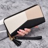 Women's Long Zipper Wallet for Everyday Organization – PU Leather