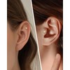 COCHARM 14K Solid Gold Push Pin Helix Tragus Earring Stud