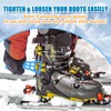 2pcs Ski Boot Buckle Lever Tool & Ski Boots Carrier