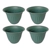 Black Duck Brand Set of 4 Round Planter/Pots! - Perfect