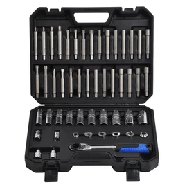 WINMAX TOOLS AUTOMOTIVE 50PCS Shock Absorber Strut Nut Socket Set for Strut mounts, Shock Absorbers and Struts