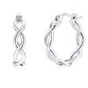 Cangall Silver Hoop Earrings for Women Girls, 925 Sterling Silver