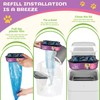 Premium Cat Litter Refill Bags |Jumbo 28FT 2-Pack | Lasts