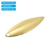 PATIKIL 30pcs 1.3x0.4" Fishing Lure Blades Willow Leaf Lure Making