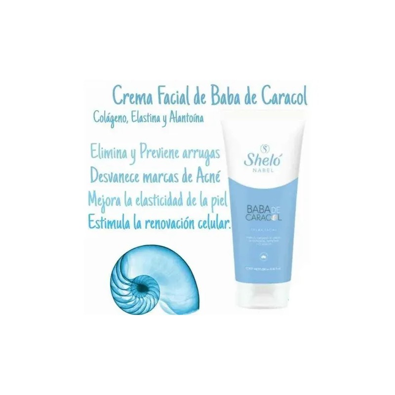 Crema Baba De Caracol Facial, Shelo Nabel