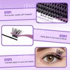 Cluster Lashes Kit 12-16mm D Curl Mixed Natural Individual Eyelashes