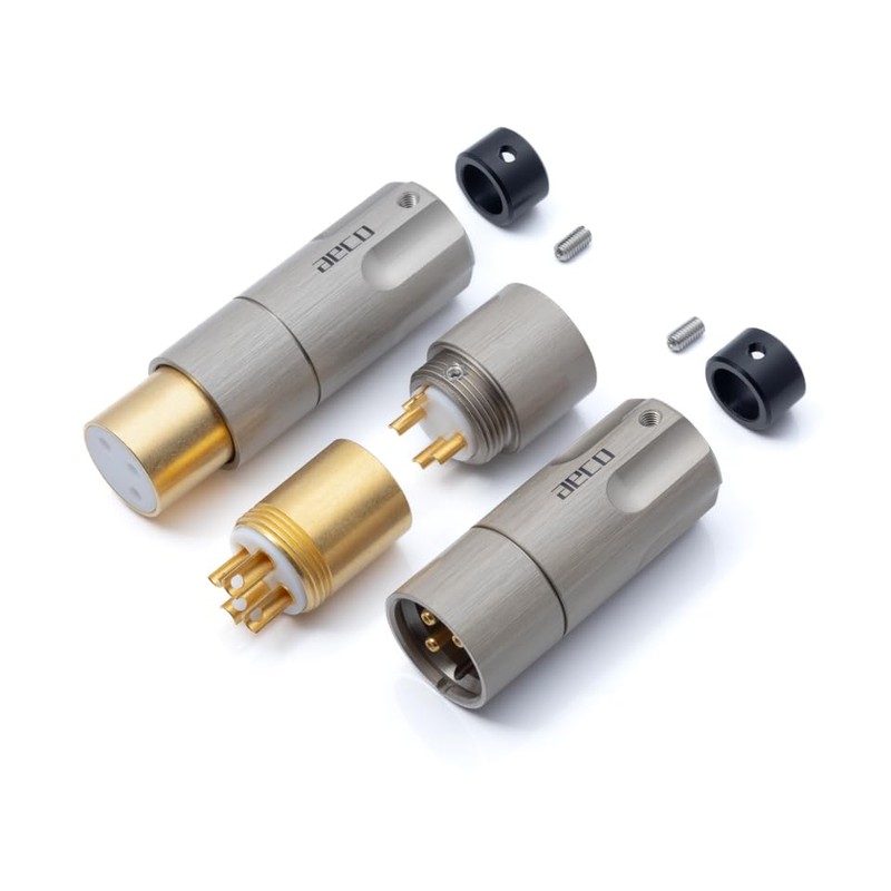 aeco XLR AMI-1060G, 2pcs/1set, Gold Plating, Vacuum Bag