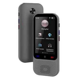 Language Translator Device with 138 Languages Voice Translating 16 Offline Translation Simultaneous Interpretation Support Voice Video Recording Text/Photo Translate Group Chat
