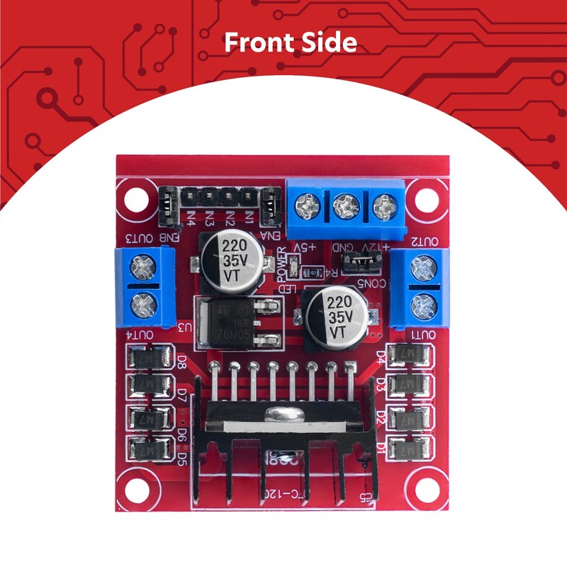 AZDelivery Dual H Bridge DC Stepper Motor Driver Controller Board