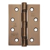 Excel XL869-ANB Pair of 4" Grade 11 Door Hinges, Antique