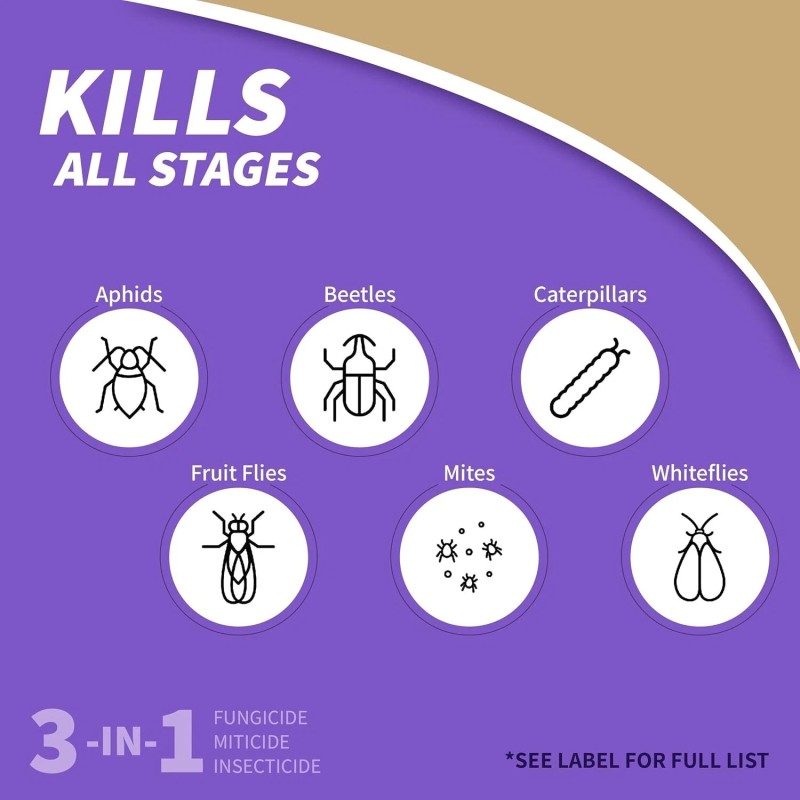 Bonide Captain Jack's Neem Oil, 32 oz Ready-to-Use Spray, Multi-Purpose