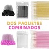 300 pcs Cepillos Desechables para Pestañas, Cepillos Labios y Microaplicador,