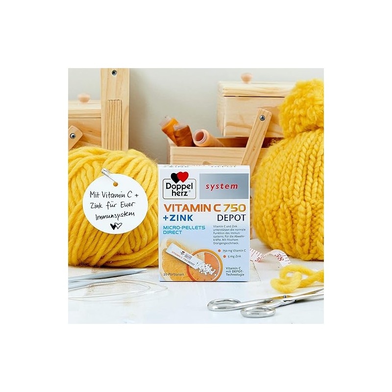 Doppelherz System Vitamin C 750 Depot - For the Defense