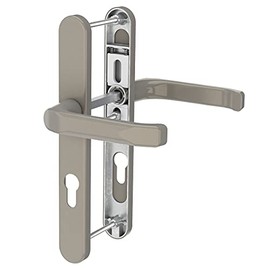 Premium Handle Set Saturn DHS 92 mm Oval Handle Satin Plate Width 36 mm