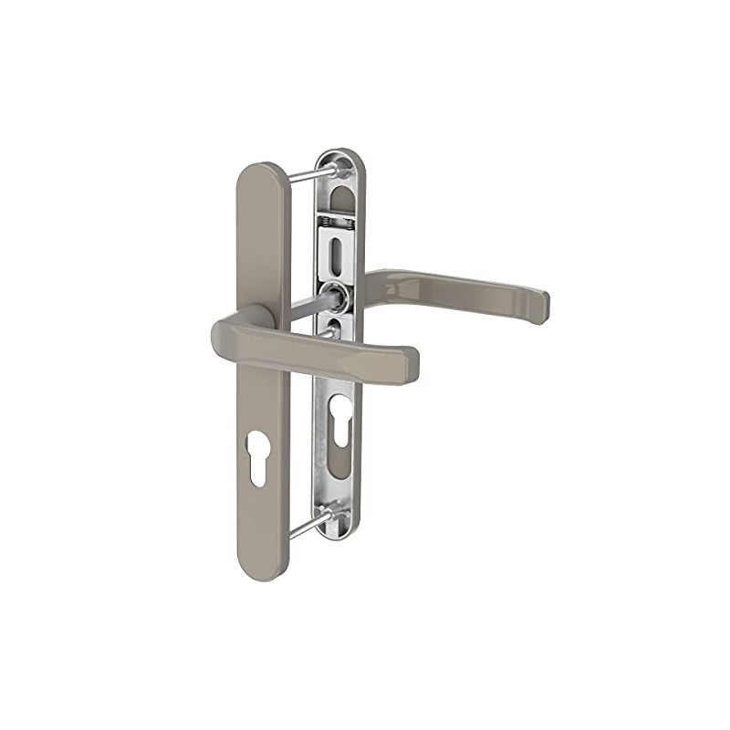 Premium Handle Set Saturn DHS 92 mm Oval Handle Satin