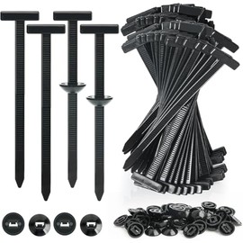Cinchos de Plástico Autobloqueantes de Nailon, 50 pcs | Cintillos para Cables, Hebillas Universales, Para Reparaciones Diarias en Máquinas y Automóvil