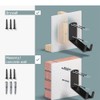 beiyaiey Wall-Mounted Bicycle Pedal Mounting Bracket Heavy-Duty Bicycle Fixed Hook