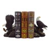 American Bald Eagle Bookend Set Sculptures in Office and Patriotic