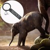 bobauna Elephant Keychain Never Forget How Strong You Are Strength