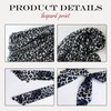 CQQNIU 1 Leopard Print Silk Scarf, 1 Leopard Print Small