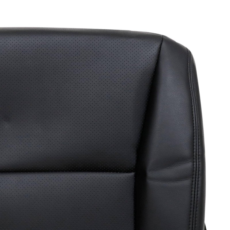 Priprilod Black Leather Front Passenger Side Bottom Replacement Seat Cover