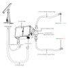 Touchless Bathroom Faucet, Automatic Motion Sensor Chrome Faucet for Bathroom