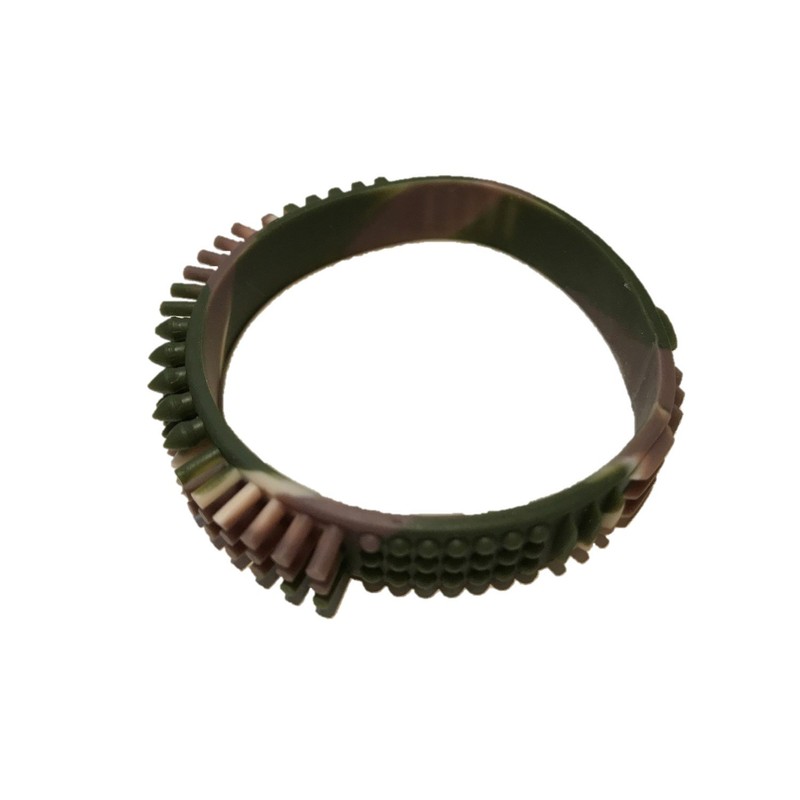 Fidgeto Sensory Fidget Bracelet (Large, Green Camouflage)