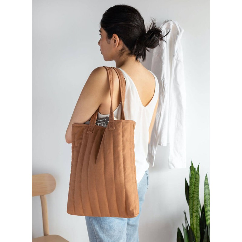 Fluf Puffer Tote (Various Colours), Dusk