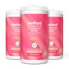 Method All-Purpose Cleaning Wipes, Pink Grapefruit, Multi-Surface, Compostable, 70 Count