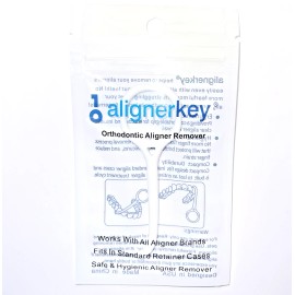 AlignerKey Clear Aligner Ortho Removal Tool for Invisalign by Aligner Key - White