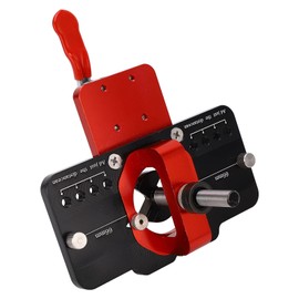 35mm Concealed Hinge Gauge Door Hinge Hole Drill Guide Drill Bit Set Aluminum Alloy Shelf Pin Drilling Jig Mounting Tool for Woodworking Door