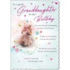 Piccadilly Greetings Traditional Birthday Card Granddaughter,white,- 9 x 6 inches