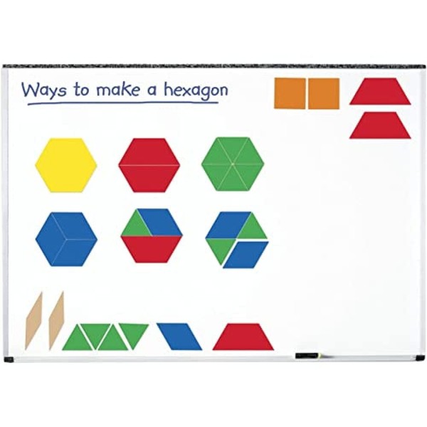 Learning Resources Giant Magnetic Pattern Blocks,6 W in