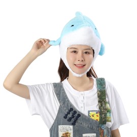 [Kichijoji Goods] Dolphin! Cute dolphin headpiece! Wear it when you go to the aquarium or pool! Other cute and interesting items from dinosaurs to food! Useful for Halloween, cosplay, school