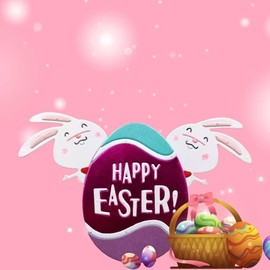 Easter Egg Rabbits Dies Metal Die Cuts, Easter Cutting Dies Cut Stencils for DIY Scrapbooking Cards Photo Album Decorative Embossing Paper Dies for Scrapbooking Card Making