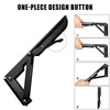Barley Ears Shelf Bracket 2Pcs 12in Folding Shelve Brackets Heavy