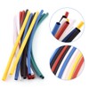 70pcs 2:1 Heat Shrink Tubing Polyolefin 7 Colors Halogen-Free Shrinkable