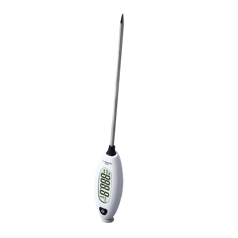 Food Thermometer Digital LCD Display Stainless Steel Probe for Home