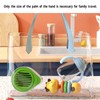 Fruit Vegetable Washing Machine ABS Household Capsule Shape Food Purifier