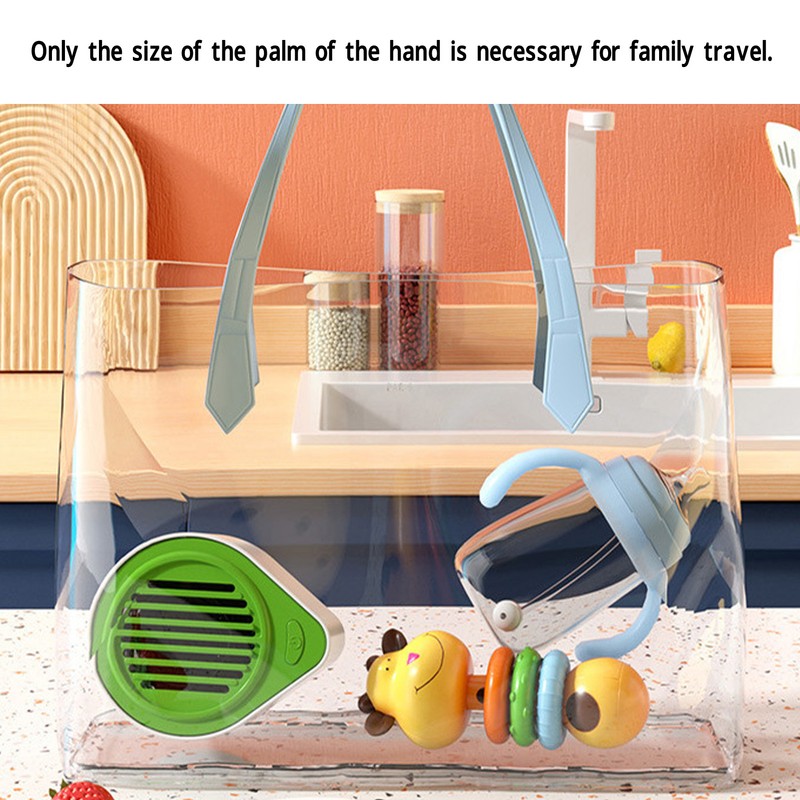 Fruit Vegetable Washing Machine ABS Household Capsule Shape Food Purifier