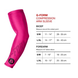 G-Form Compression Arm Sleeves, pink