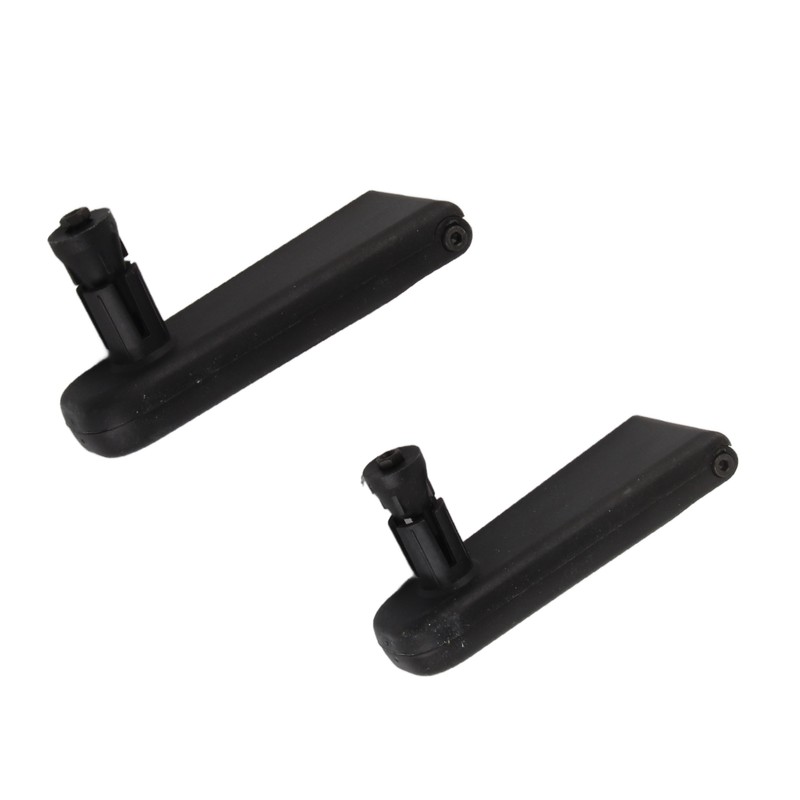 1 Pair Bike Rearview Mirror Plastic Handle Foldable 360 Degree