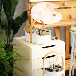 umbra ベルウッド キャディー ホワイト/ナチュラル キッチン 収納 ラック