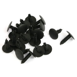 sourcingmap 20Pcs Plastic Fir Tree Trim Panel Clips 16mm Head for 4.8mm Hole