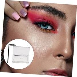SHERCHPRY Jabón para Cejas Transparente Caja Acrílica Fijador de Cejas Resistente a Desvanecimiento Accesorio de Maquillaje Uso Diario