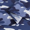 Chezmoi Collection Military Camo 4-Piece Sheet Set - Camouflage Blue